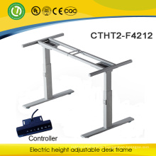deluxe height adjustable computer table frame Electric Lift Sit or Standing Desk frame